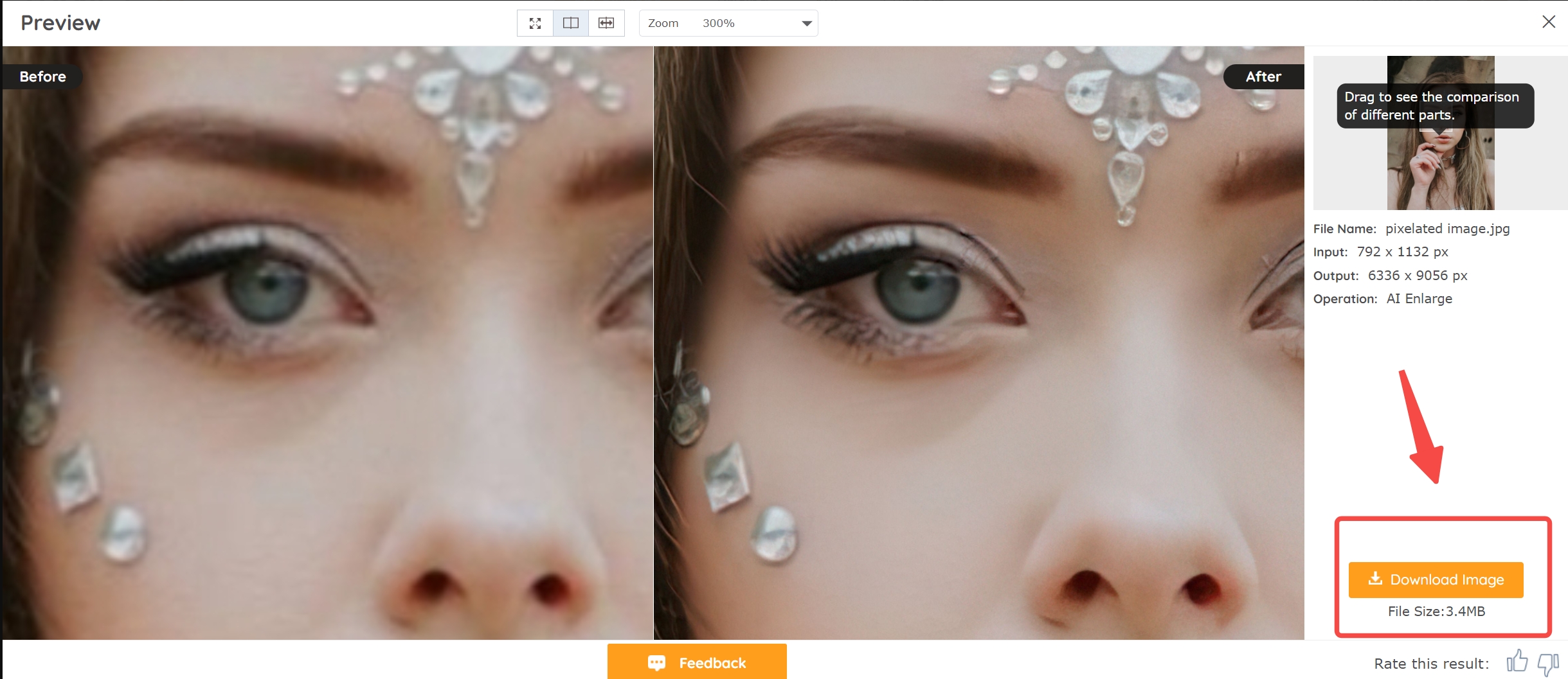 VanceAI Image Enlarger Download.